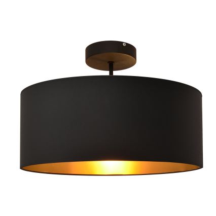 Κρεμαστό φωτιστικό ALBA 3xE27/15W/230V μαύρο/χρυσαφί