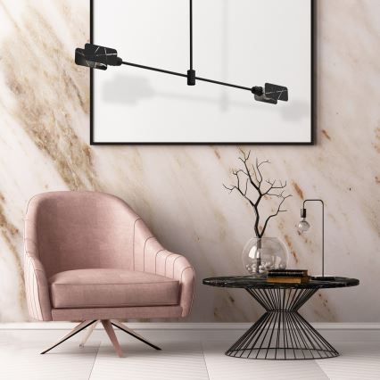 Κρεμαστό φωτιστικό ASTRA 2xE27/60W/230V μαύρο