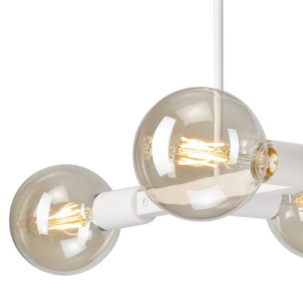 Κρεμαστό φωτιστικό ASTRID 4xE27/60W/230V λευκό