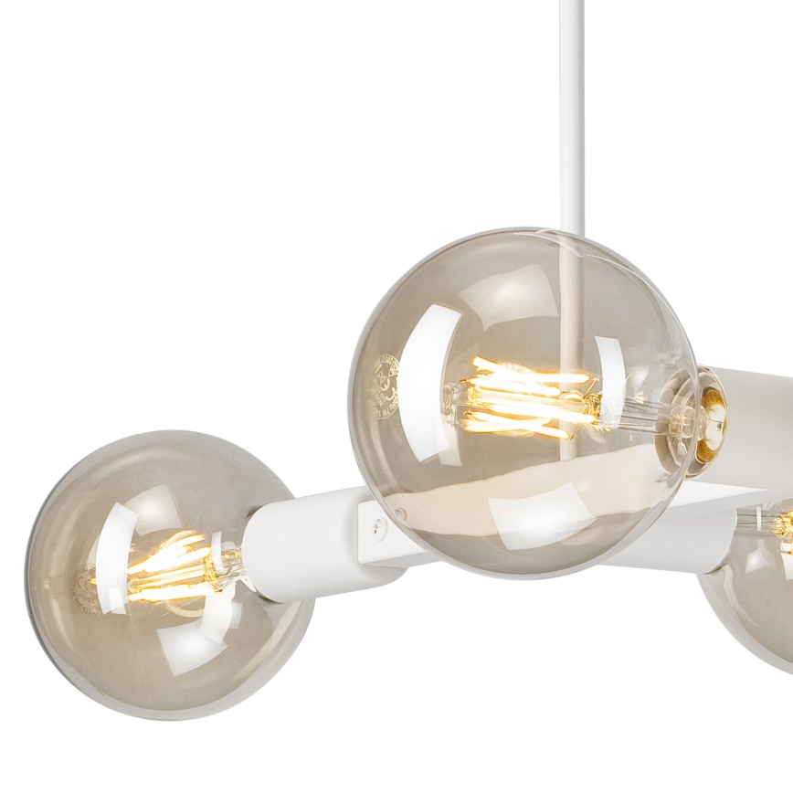 Κρεμαστό φωτιστικό ASTRID 4xE27/60W/230V λευκό