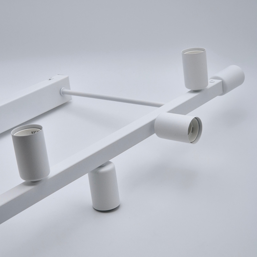 Κρεμαστό φωτιστικό ASTRID 8xE27/60W/230V λευκό