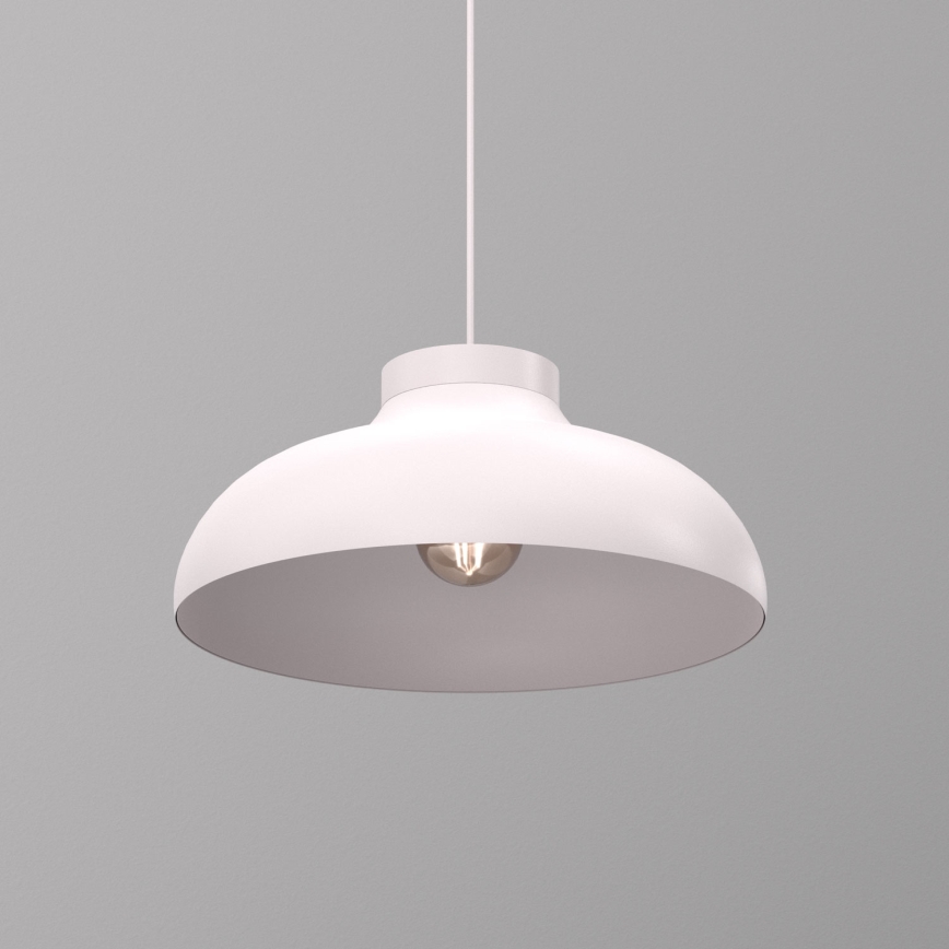 Κρεμαστό φωτιστικό BASCA με καλώδιο, 1xE27/15W/230V, σε κρεμ απόχρωση