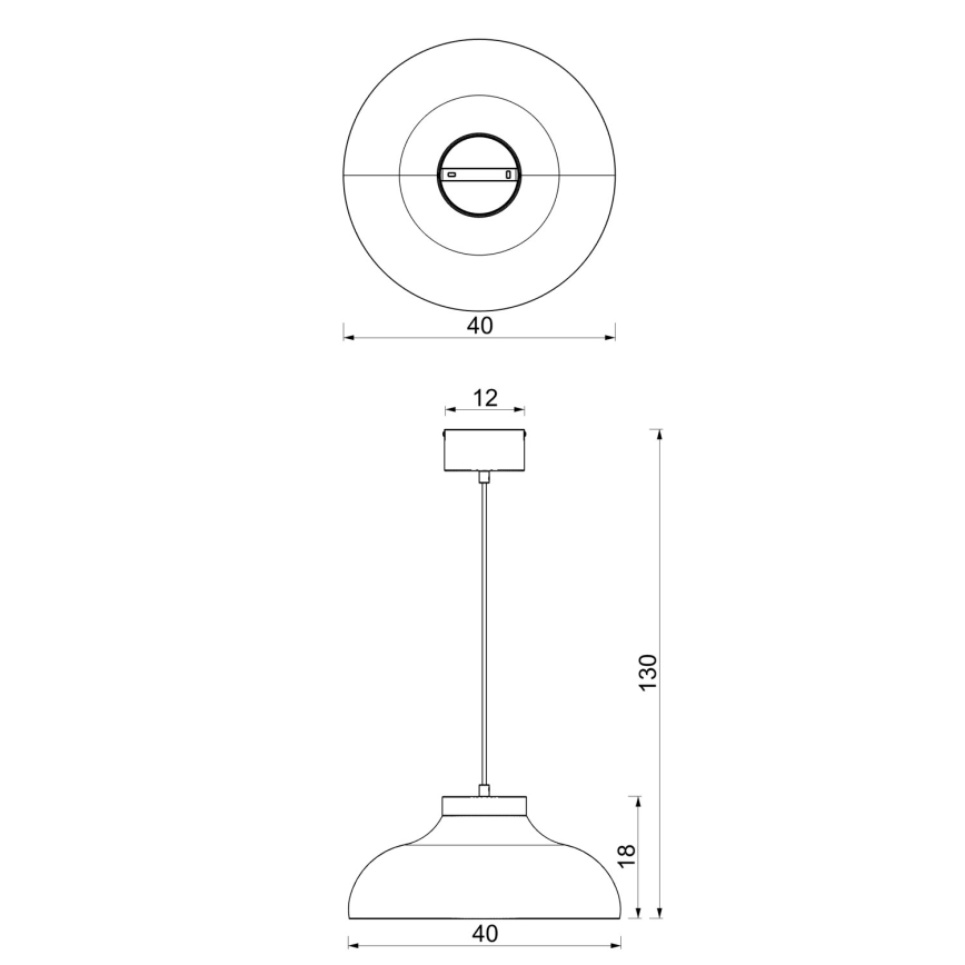Κρεμαστό φωτιστικό BASCA με καλώδιο, 1xE27/15W/230V, σε κρεμ απόχρωση