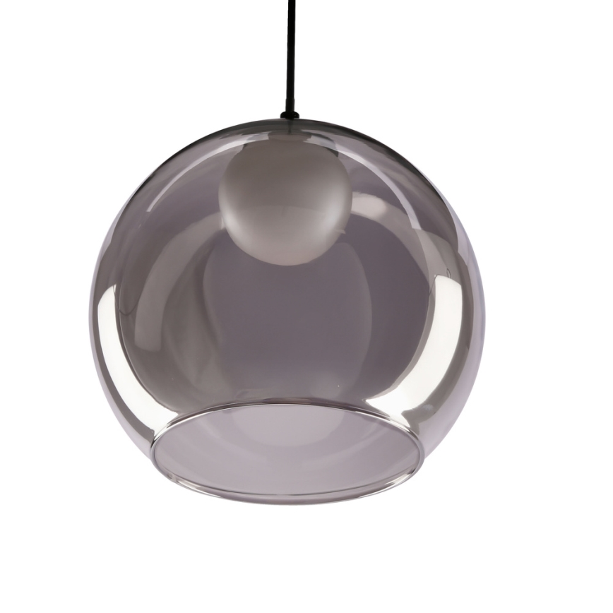 Κρεμαστό φωτιστικό BRIN με καλώδιο 1xG9/15W/230V καπνιστό μαύρο