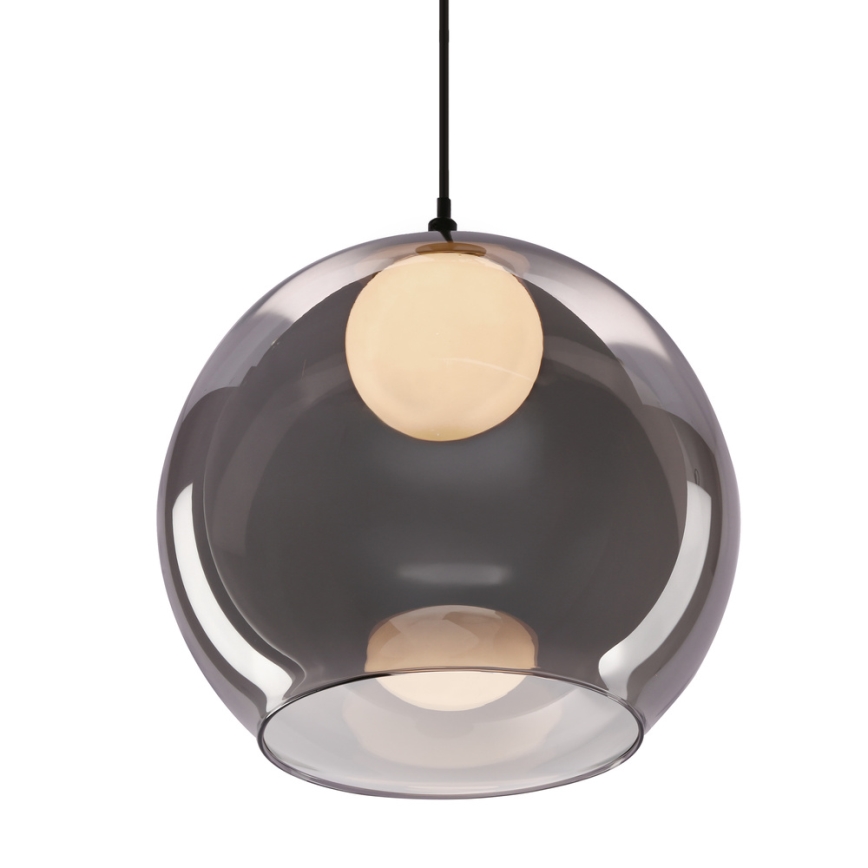 Κρεμαστό φωτιστικό BRIN με καλώδιο 1xG9/15W/230V καπνιστό μαύρο