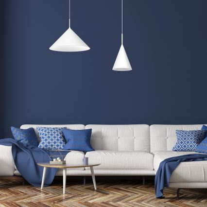 Κρεμαστό φωτιστικό CAPITAL με καλώδιο 1xGX53/15W/230V, διάμ. 46 cm, λευκό