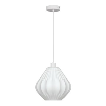 Κρεμαστό φωτιστικό CARSON με καλώδιο 1xE27/40W/230V λευκό