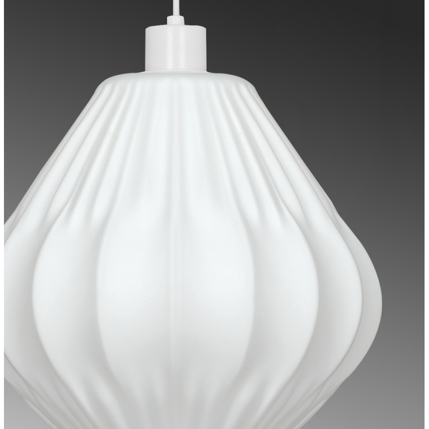 Κρεμαστό φωτιστικό CARSON με καλώδιο 1xE27/40W/230V λευκό
