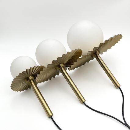 Κρεμαστό φωτιστικό CHITA με καλώδιο 3xG9/5W/230V, χρυσό