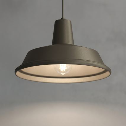 Κρεμαστό φωτιστικό CLASS με καλώδιο 1xE27/15W/230V μπρονζέ