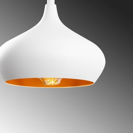 Κρεμαστό φωτιστικό DODO με καλώδιο, 1xE27/40W/230V, λευκό