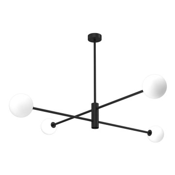 Κρεμαστό φωτιστικό DORI 4xG9/25W/230V μαύρο