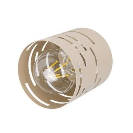Κρεμαστό φωτιστικό ELEN με καλώδιο 1xE27/35W/230V μπεζ/χρυσό