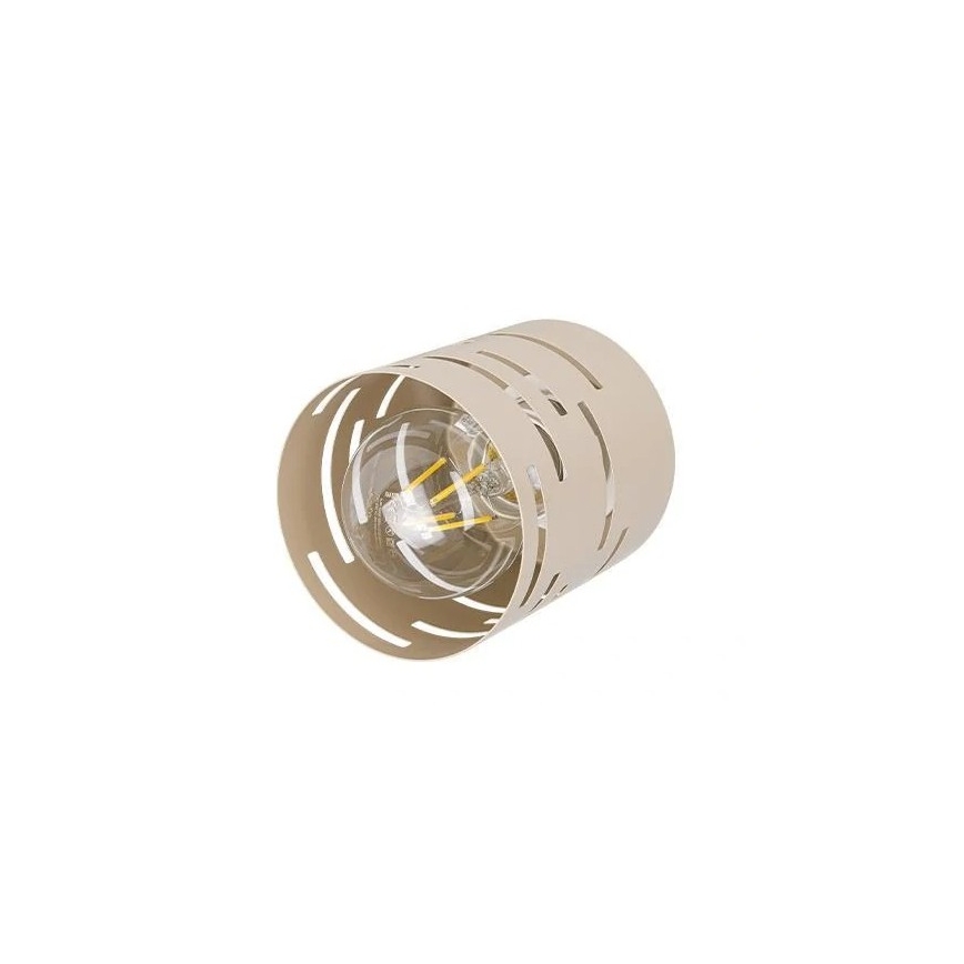 Κρεμαστό φωτιστικό ELEN με καλώδιο 1xE27/35W/230V μπεζ/χρυσό