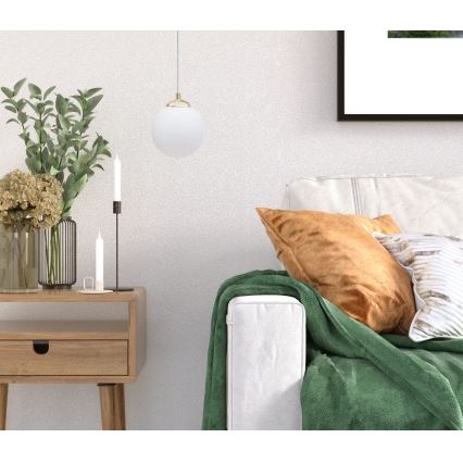 Κρεμαστό φωτιστικό FIRA 1xE27/60W/230V χρυσό