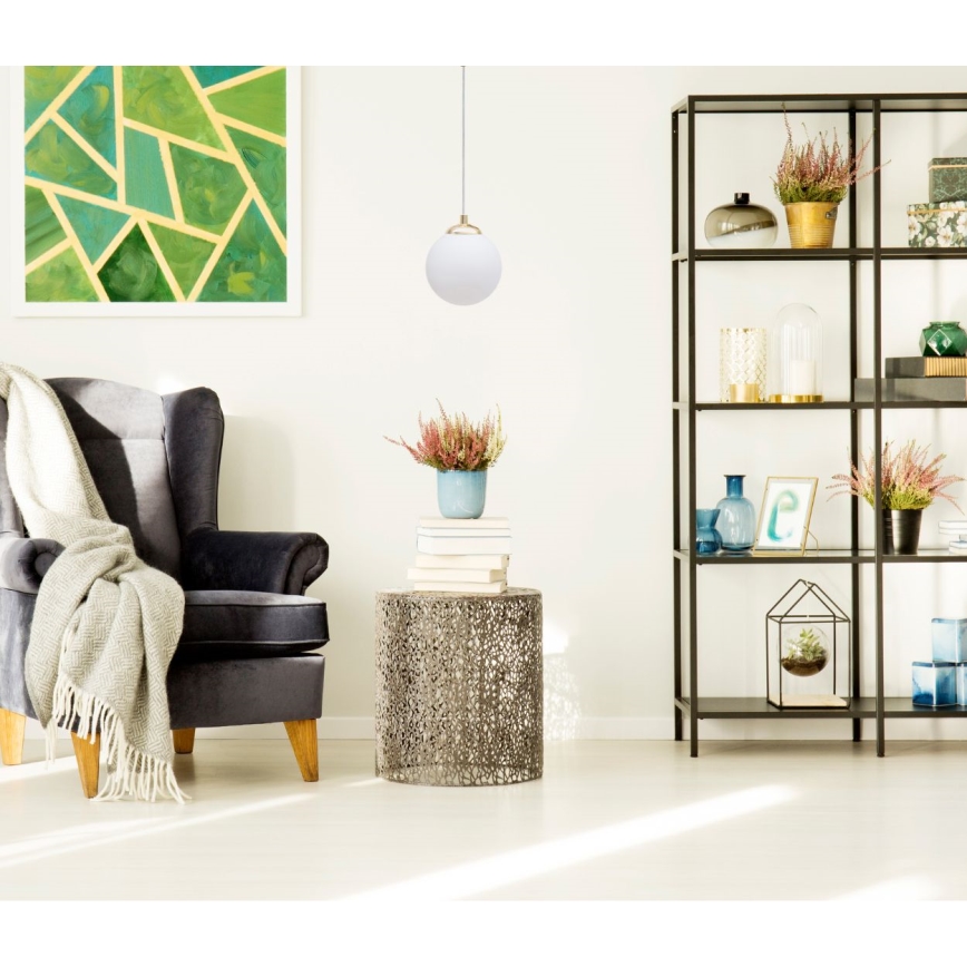 Κρεμαστό φωτιστικό FIRA 1xE27/60W/230V χρυσό