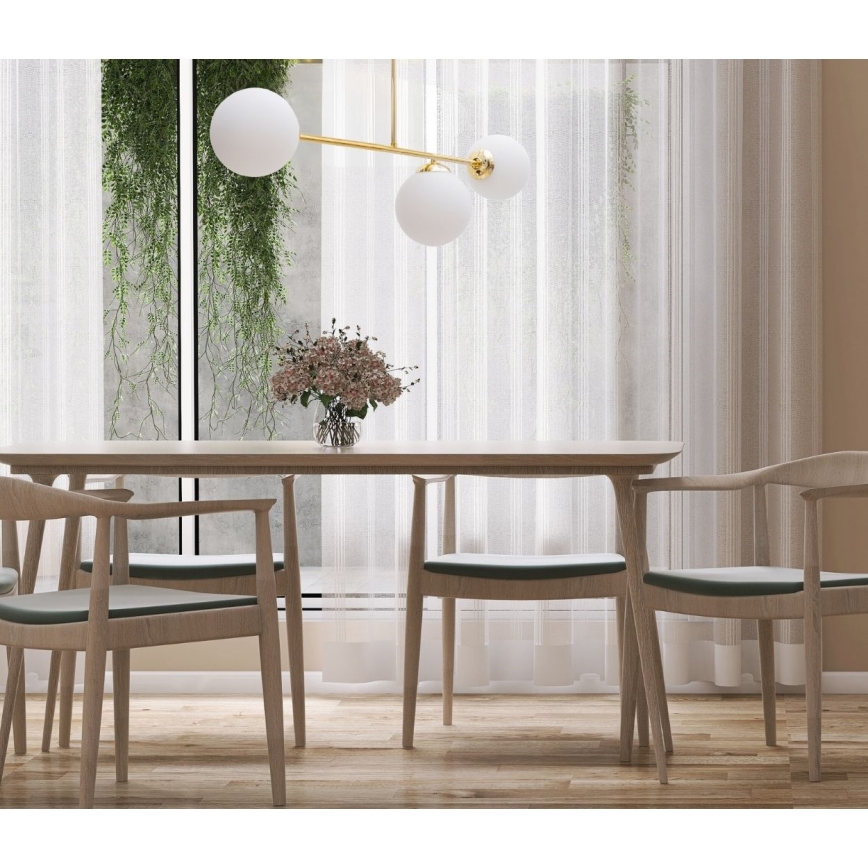 Κρεμαστό φωτιστικό FIRA 3xE27/60W/230V χρυσό