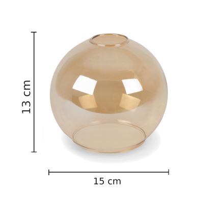 Κρεμαστό φωτιστικό FLEX 3xE27/60W/230V μαύρο/φιμέ μπεζ