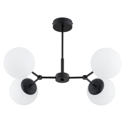 Κρεμαστό φωτιστικό FOTON 4xE14/10W/230V μαύρο
