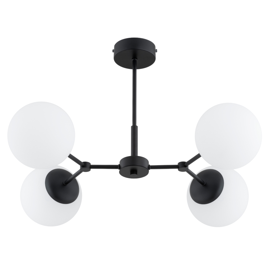 Κρεμαστό φωτιστικό FOTON 4xE14/10W/230V μαύρο