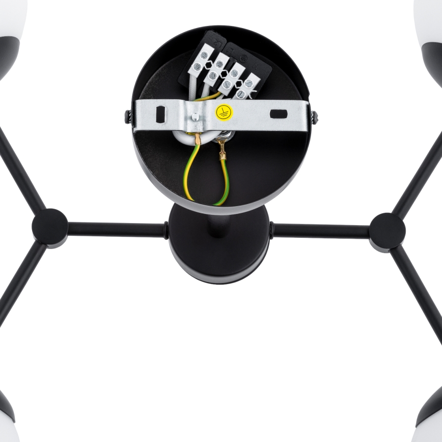 Κρεμαστό φωτιστικό FOTON 4xE14/10W/230V μαύρο