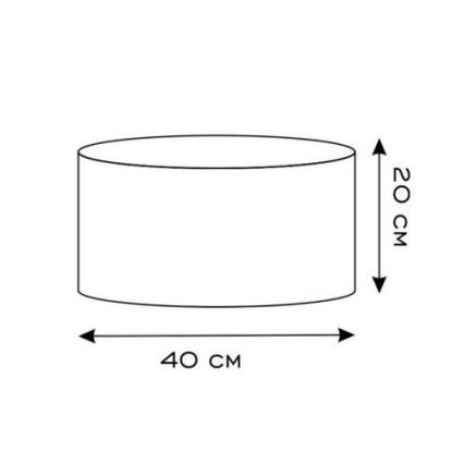 Κρεμαστό φωτιστικό HELEN 3xE27/15W/230V λευκό/χρυσαφί