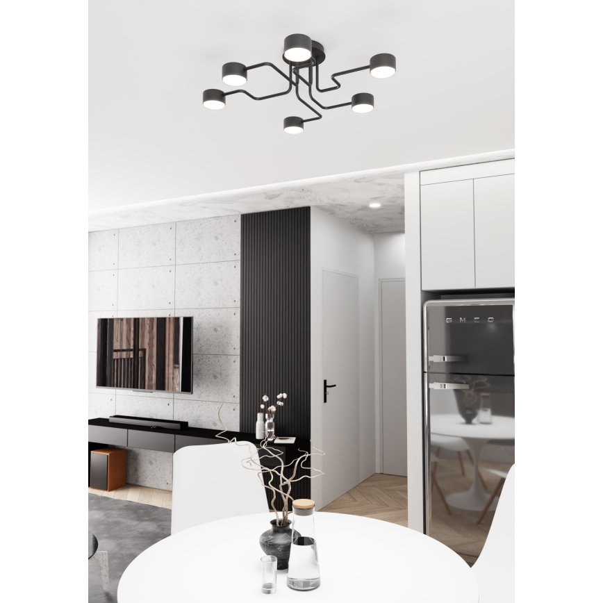 Κρεμαστό φωτιστικό KURAGE 6xGX53/12W/230V μαύρο