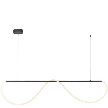 Κρεμαστό φωτιστικό LED MELECA LED/36W/230V 3000/4000/6000K 160 cm μαύρο