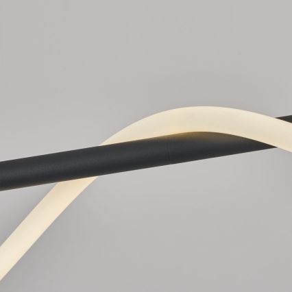 Κρεμαστό φωτιστικό LED MELECA LED/36W/230V 3000/4000/6000K 160 cm μαύρο