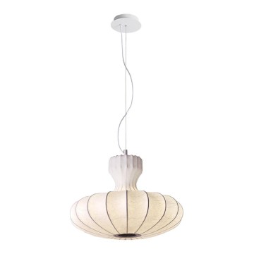 Κρεμαστό φωτιστικό LED σε καλώδιο BOLA LED/11W/230V + 1xE27/5W CRI 90 λευκό