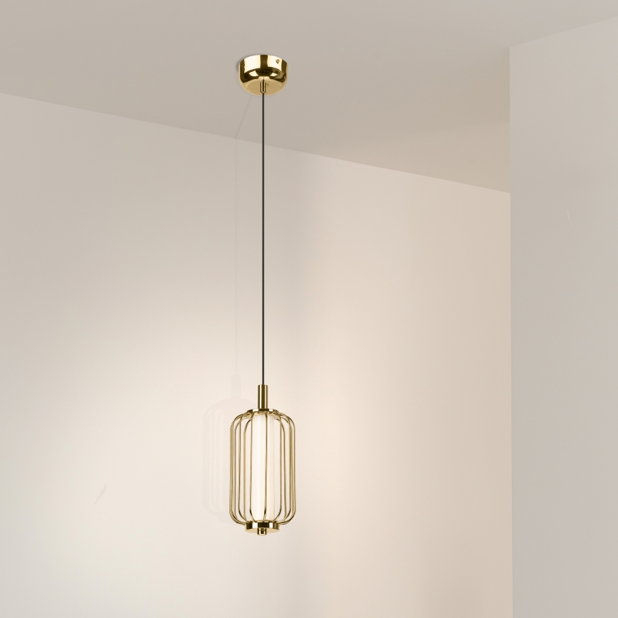 Κρεμαστό φωτιστικό LED σε καλώδιο BONNIE LED/10W/230V 3000K, χρυσό