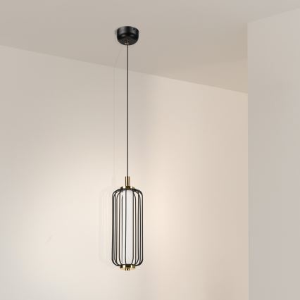 Κρεμαστό φωτιστικό LED σε καλώδιο BONNIE LED/15W/230V 3000K μαύρο