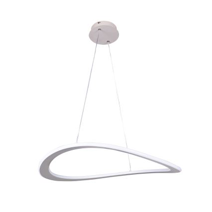 Κρεμαστό φωτιστικό LED σε καλώδιο CASHMERE LED/40W/230V διάμ. 59,5 cm λευκό
