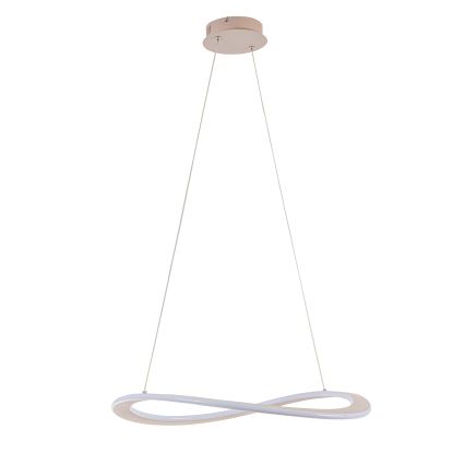 Κρεμαστό φωτιστικό LED σε καλώδιο CASHMERE LED/40W/230V διάμ. 59,5 cm λευκό