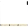 Κρεμαστό φωτιστικό LED σε καλώδιο CORTE LED/25W/230V μαύρο