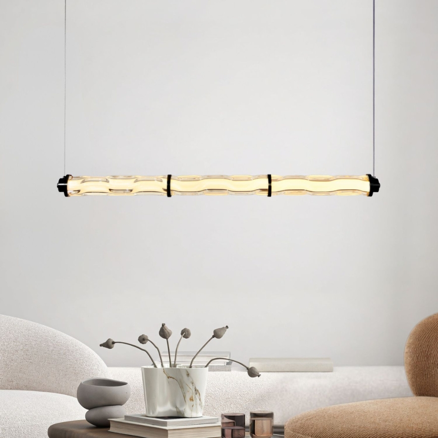 Κρεμαστό φωτιστικό LED σε καλώδιο CORTE LED/25W/230V μαύρο