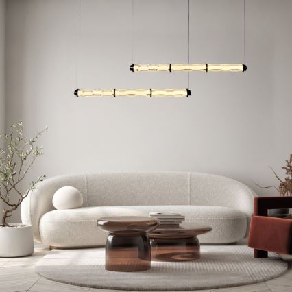 Κρεμαστό φωτιστικό LED σε καλώδιο CORTE LED/25W/230V μαύρο