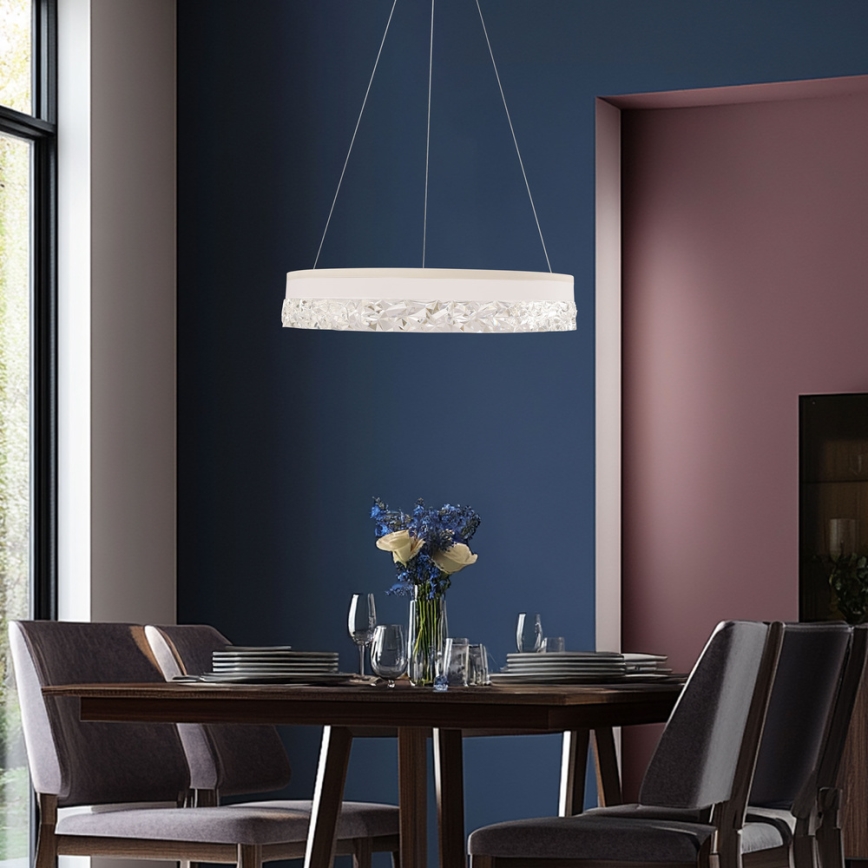 Κρεμαστό φωτιστικό LED σε καλώδιο FROZI LED/32W/230V pr. 50 cm λευκό