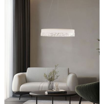 Κρεμαστό φωτιστικό LED σε καλώδιο FROZI LED/32W/230V pr. 50 cm λευκό