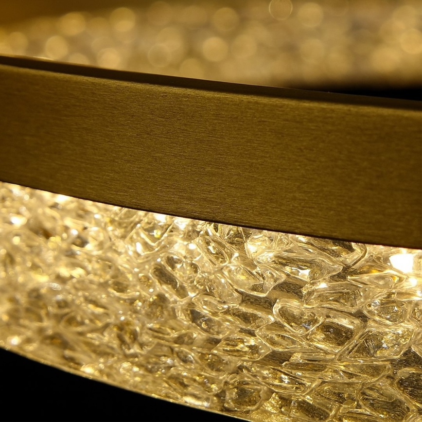 Κρεμαστό φωτιστικό LED σε καλώδιο GALA LED/54W/230V Ø 60 cm χρυσό