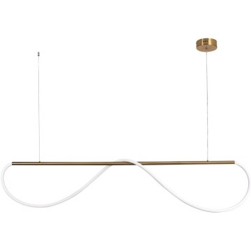 Κρεμαστό φωτιστικό LED σε καλώδιο MELECA LED/36W/230V 3000/4000/6000K 160 cm χρυσό