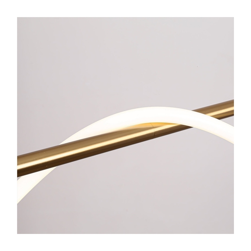 Κρεμαστό φωτιστικό LED σε καλώδιο MELECA LED/36W/230V 3000/4000/6000K 160 cm χρυσό