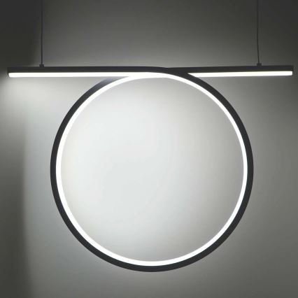 Κρεμαστό φωτιστικό LED σε καλώδιο ODETTA LED/30W/230V 4000K μαύρο