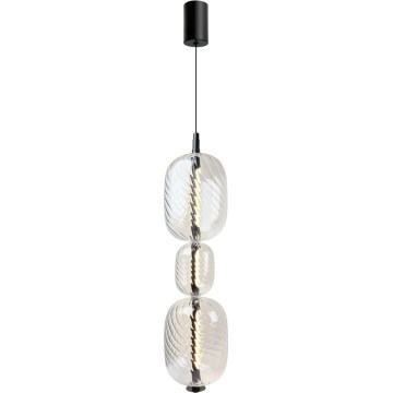 Κρεμαστό φωτιστικό LED σε καλώδιο PLAYA LED/12W/230V μαύρο
