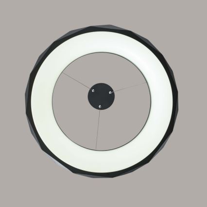 Κρεμαστό φωτιστικό LED σε καλώδιο REUS LED/36W/230V 4000K Ø 61 cm μαύρο