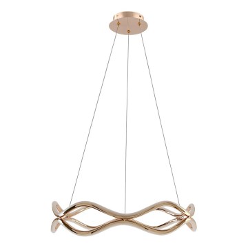 Κρεμαστό φωτιστικό LED σε καλώδιο VAVE LED/28W/230V ροζ χρυσό