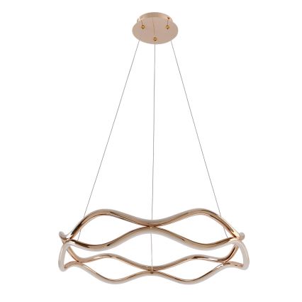 Κρεμαστό φωτιστικό LED σε καλώδιο VAVE LED/28W/230V ροζ χρυσό