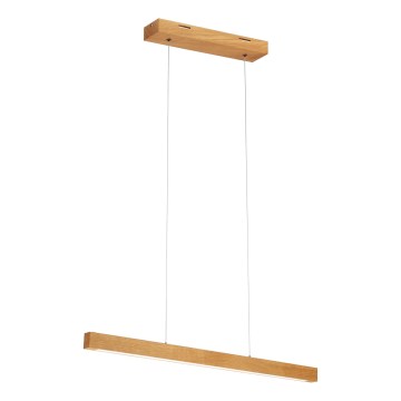 Κρεμαστό φωτιστικό LED σε καλώδιο VERDE LED/18W/230V 3000K 76 cm δρυς