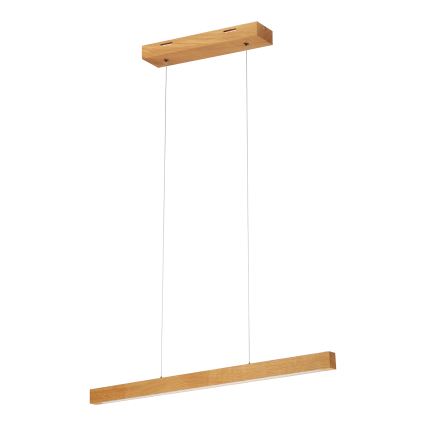 Κρεμαστό φωτιστικό LED σε καλώδιο VERDE LED/18W/230V 3000K 76 cm δρυς