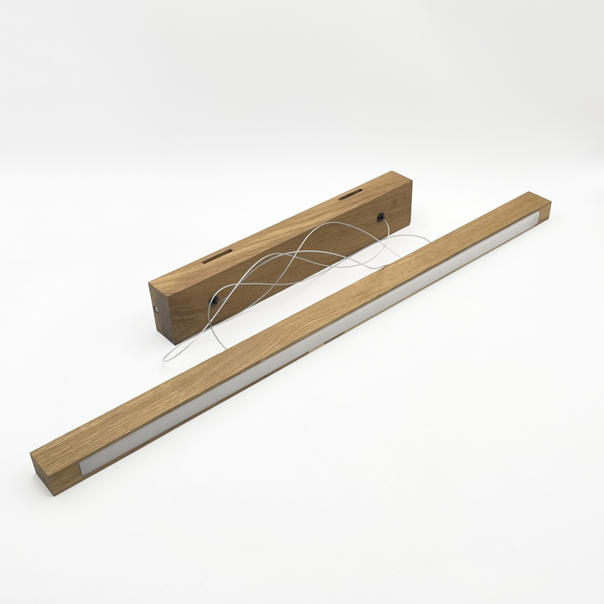 Κρεμαστό φωτιστικό LED σε καλώδιο VERDE LED/18W/230V 3000K 76 cm δρυς